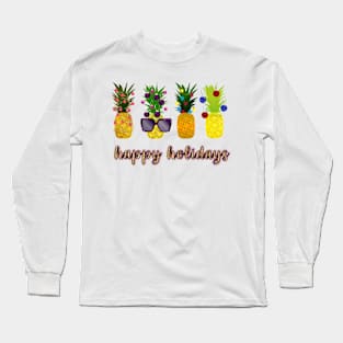 Pineapple Christmas All Long Sleeve T-Shirt